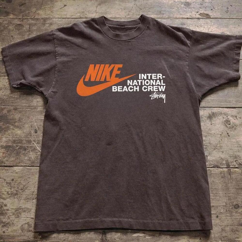 Stussy X Tee, Brown And Orange, With A Vibe